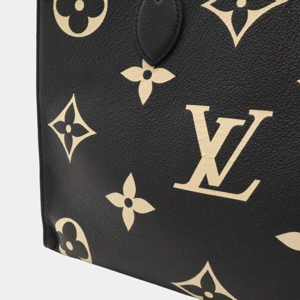 Louis Vuitton Louis Vuitton Black Beige Monogram Empreinte On the Go MM Tote Bag 7