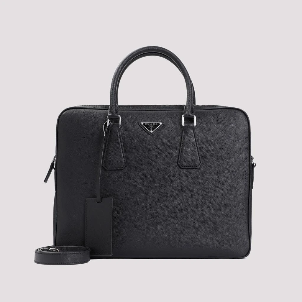 Prada Saffiano Leather Briefcase 3