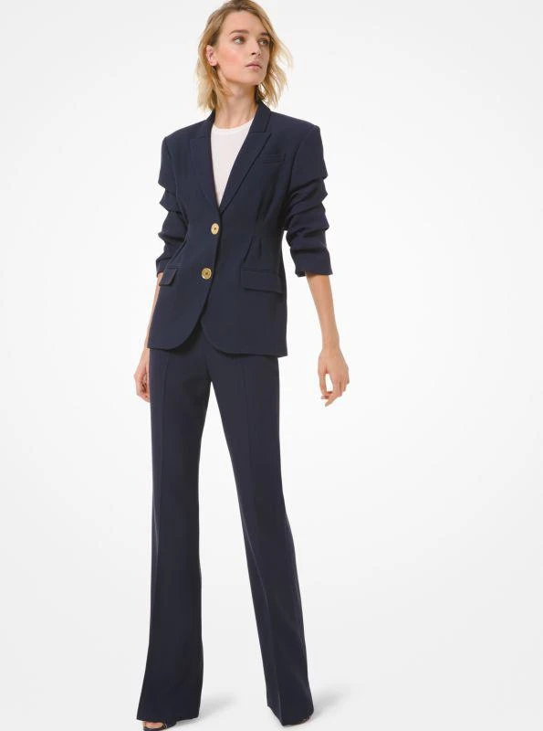 Michael Kors Double Crepe Sablé Flared Trousers 1