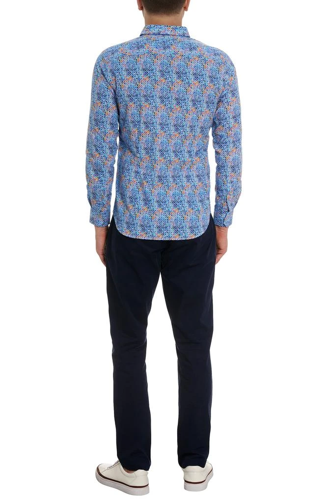 Robert Graham Venlow Geo Print Cotton Button-Up Shirt 5