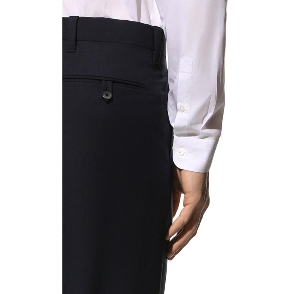 パンツ PRADA FW25 Prada Virgin Wool Pants (P263JSOOO 16OX F0008) Prada Black Wool Blend Pant | italist