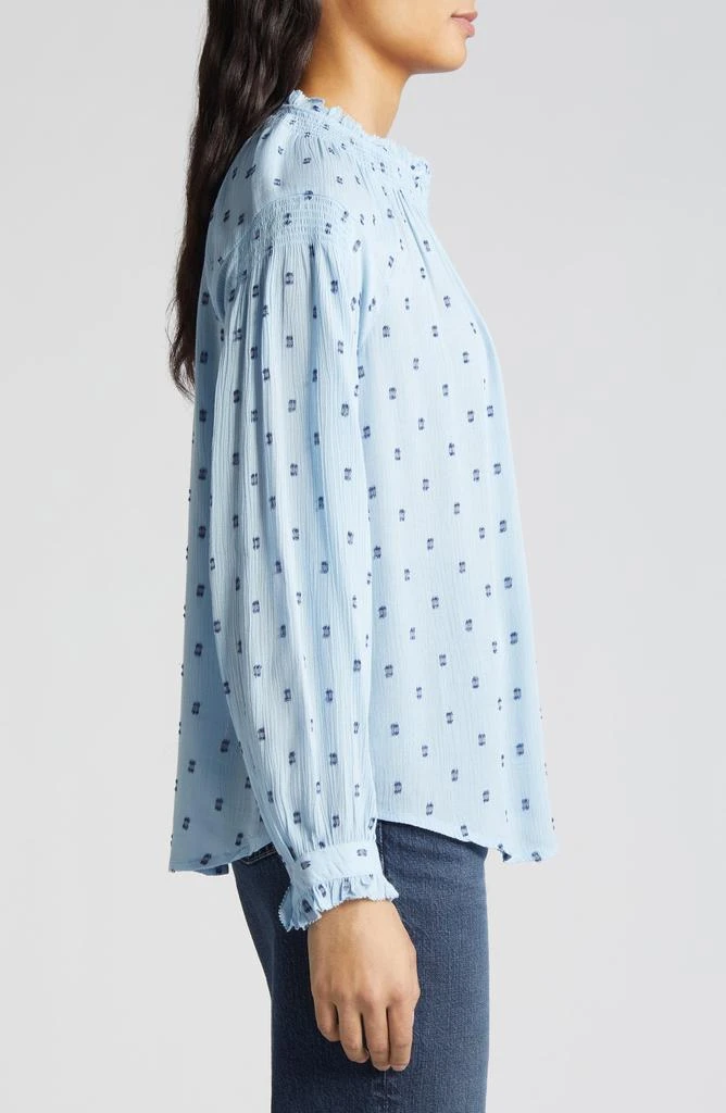 Wit & Wisdom Smocked Print Top 3