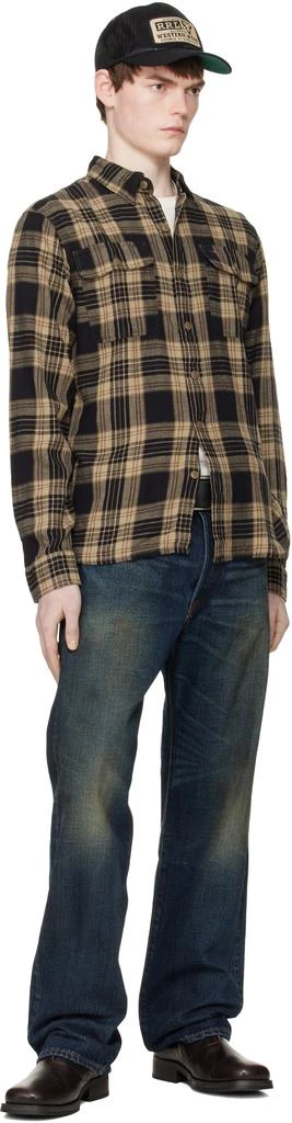 RRL Black 
Brown Greyson Shirt 4