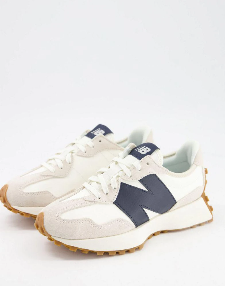 New Balance New Balance 327 trainers in off white/navy 1