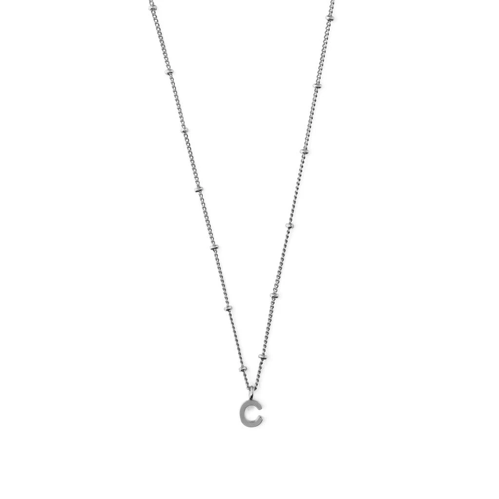 Orelia London Satellite Chain Initial Necklace 5