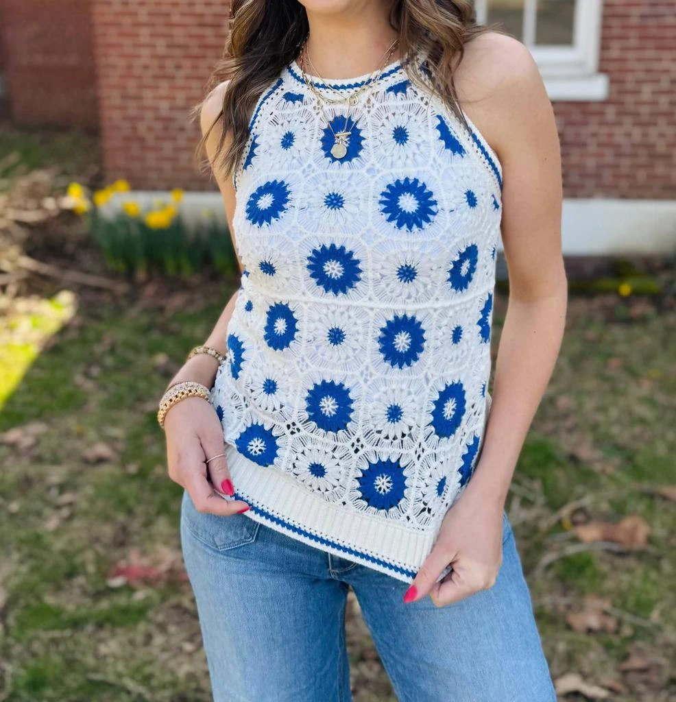 Tribal Tribal - Retro Crochet Sweater Tank 5