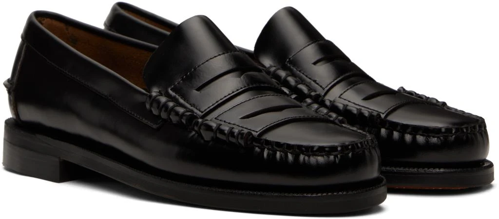 Random Identities Black Sebago Edition Double Penny Dan Loafers 4