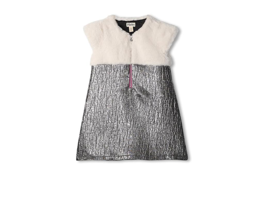 Hatley Faux Fur Jacquard Dress (Toddler/Little Kid/Big Kid)