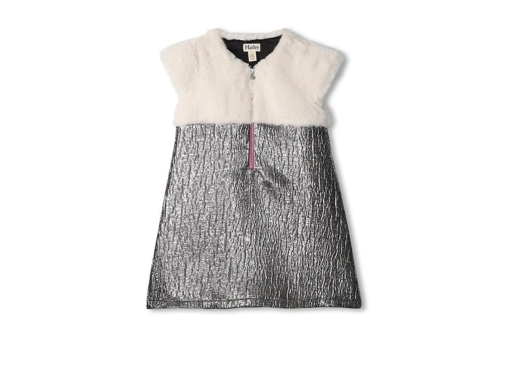 Hatley Faux Fur Jacquard Dress (Toddler/Little Kid/Big Kid) 1