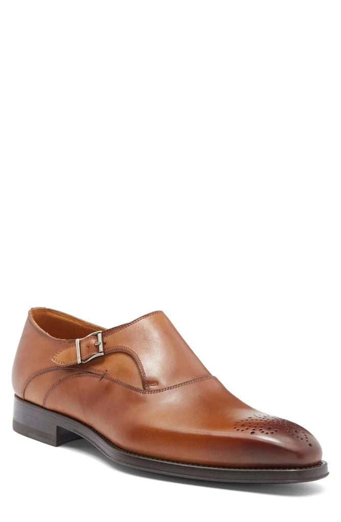 Magnanni Ress Monk Strap Leather Loafer 1