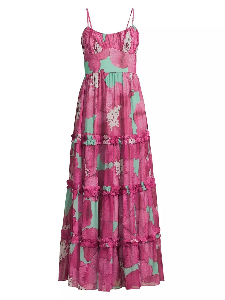 Hutch Caletta Floral Tiered Maxi Dress 1