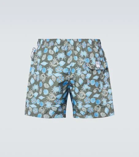 Fedeli Madeira printed swim trunks 4