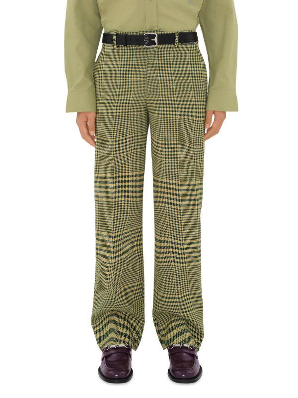 Burberry Men's Straight-leg Side Stripe Cotton-blend