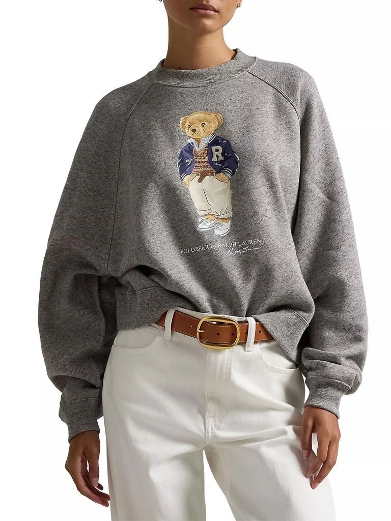 Ralph Lauren Polo Bear Fleece Oversized-Fit Sweatshirt 3