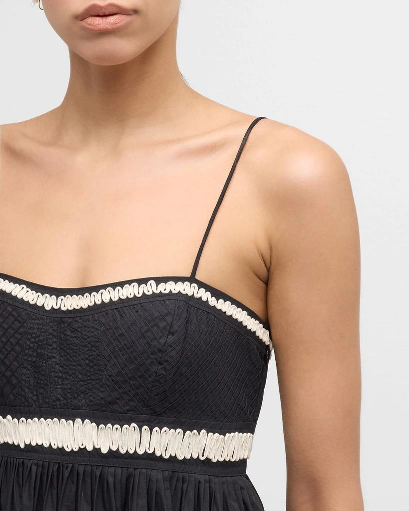 Ulla Johnson Hollis Embroidered Cotton Maxi Dress 6