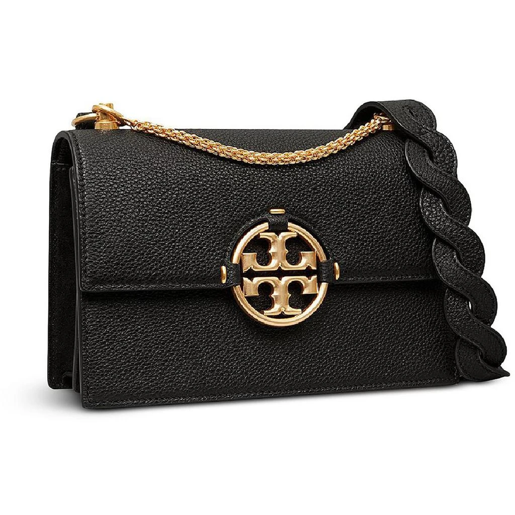 Tory Burch Miller Womens Leather Pebbled Shoulder Handbag 2