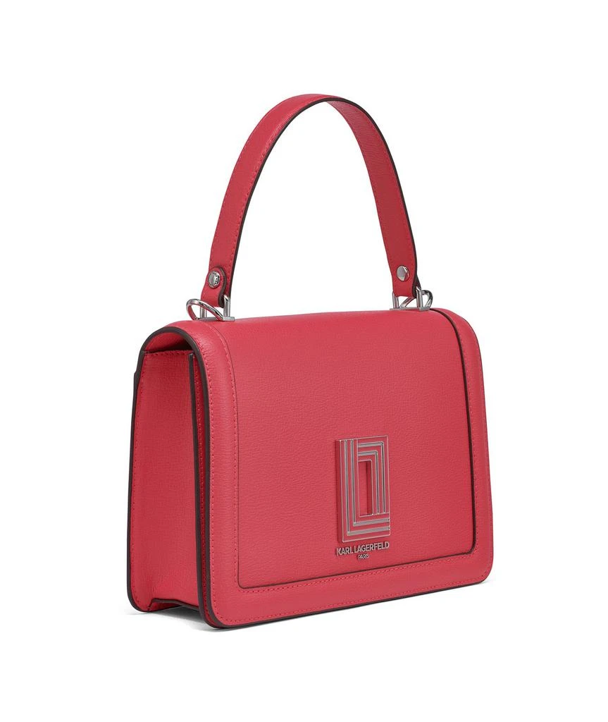Karl Lagerfeld Paris SIMONE LEATHER FLAP CROSSBODY 2