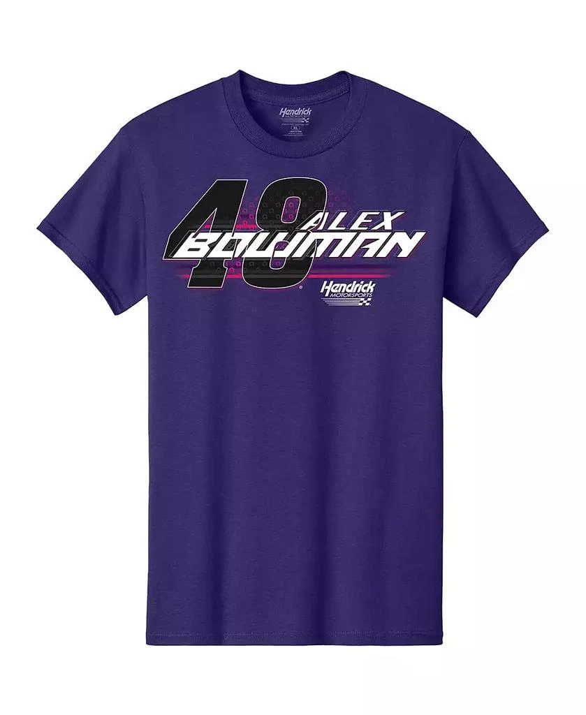 Hendrick Motorsports Team Collection Men's Purple Alex Bowman Car T-Shirt 3