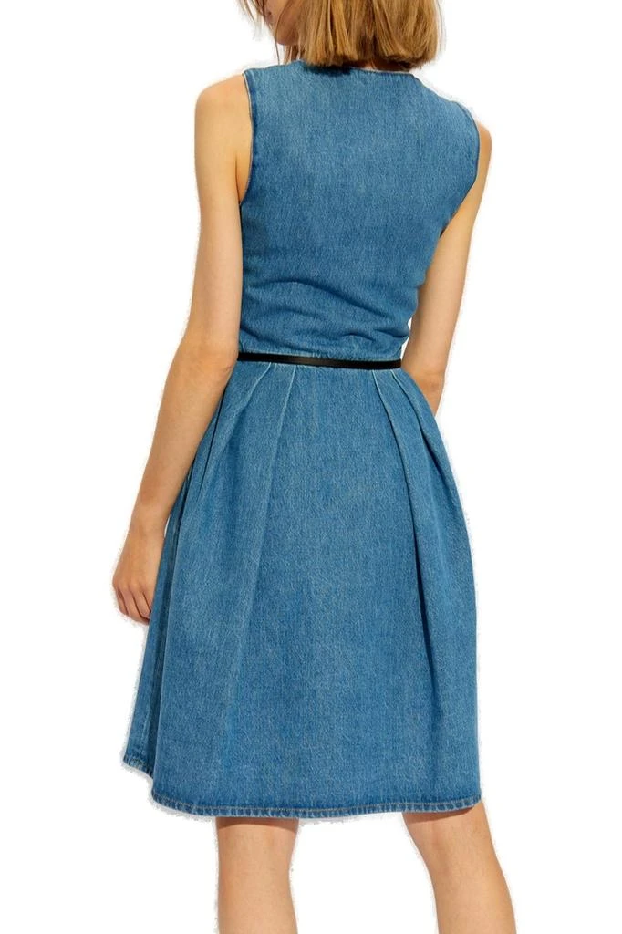 Givenchy Givenchy Sleeveless Belted Denim Dress 3