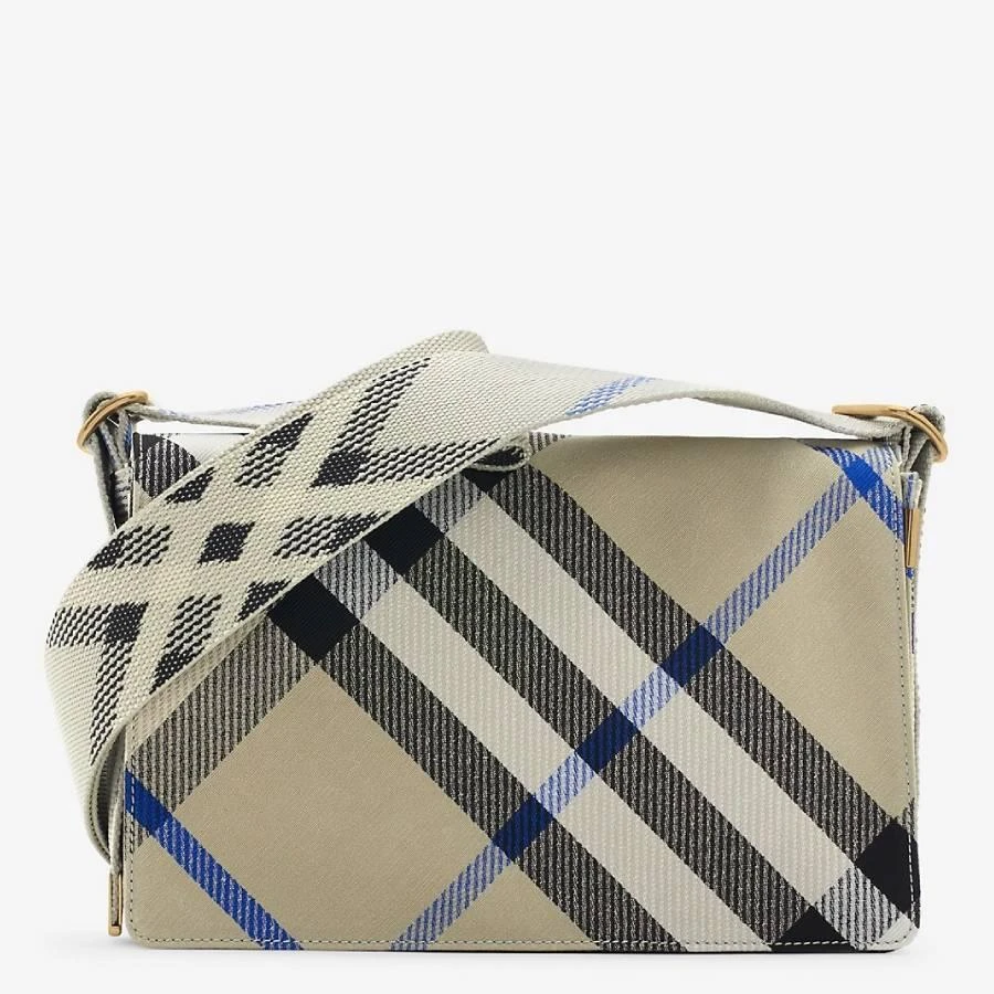 Burberry Trench Check Foldover Crossbody Bag