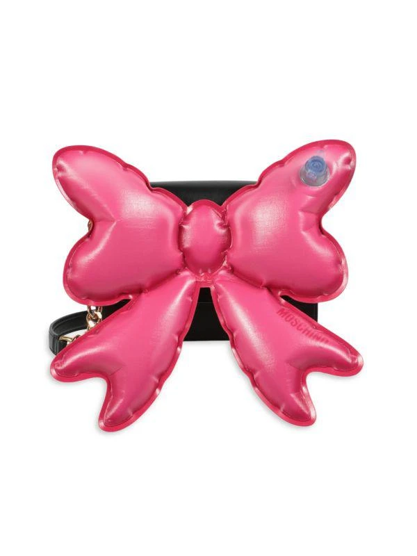 Moschino Inflatable Bow Leather Shoulder Bag 1