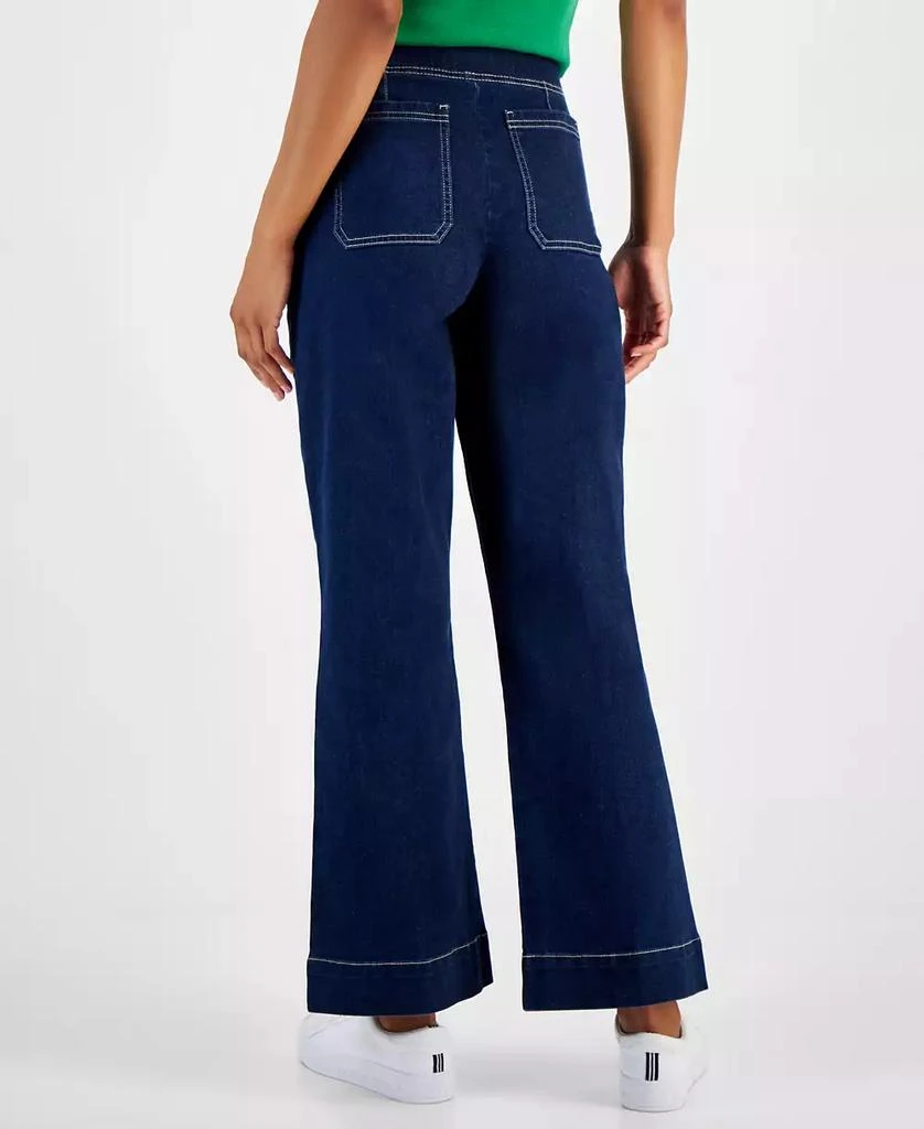 Nautica Jeans Women's High-Rise Pull-On Flare Jeans 2