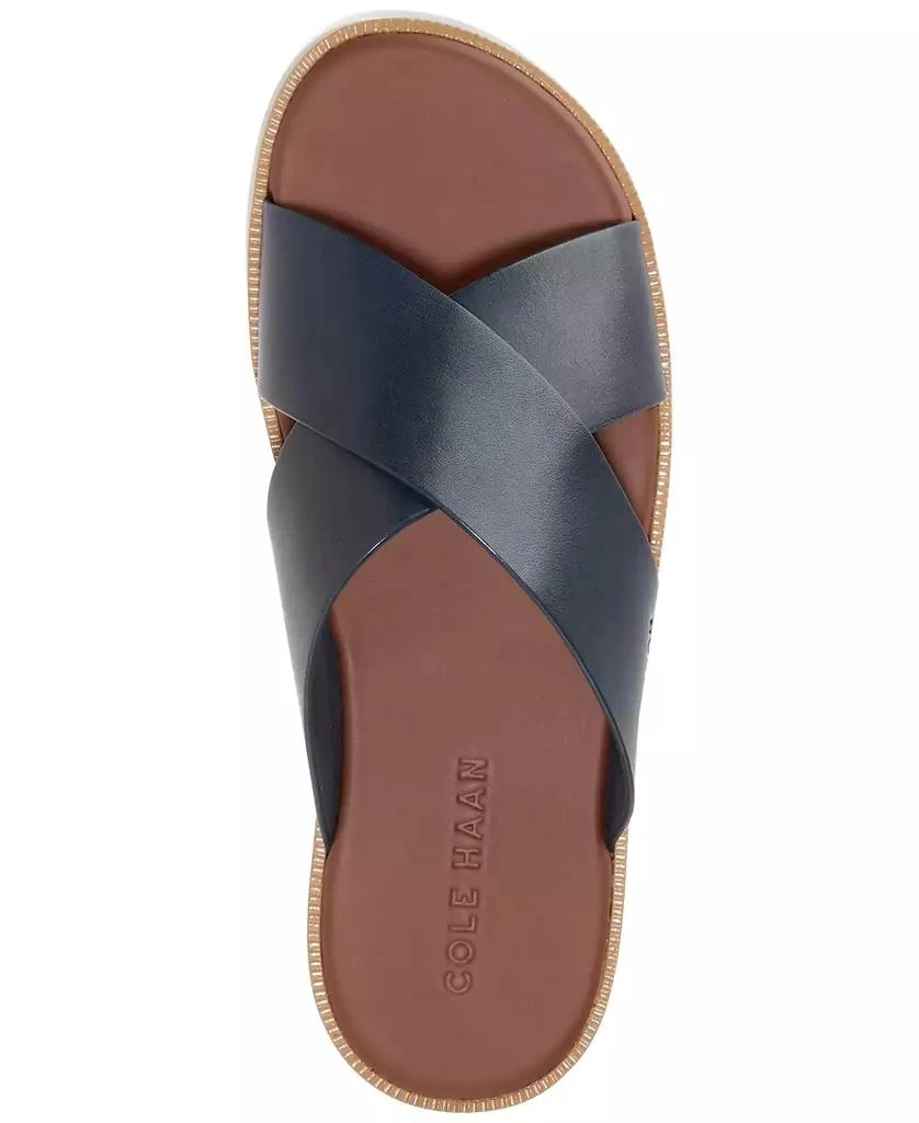 Cole Haan Men's Nantucket Cross Strap Slip-On Slide Sandals 4