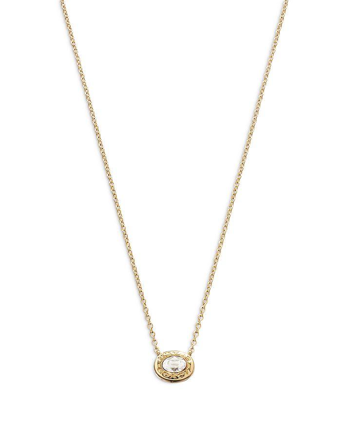 COACH Signature Pendant Necklace, 16"