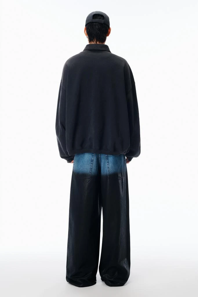 Alexander Wang Long Sleeve Polo in Cotton Oversized 4