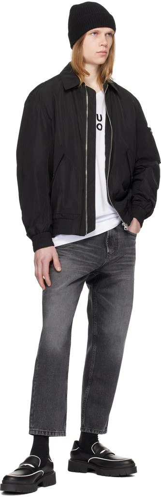 Hugo Boss Gray Loose-Fit Jeans 4