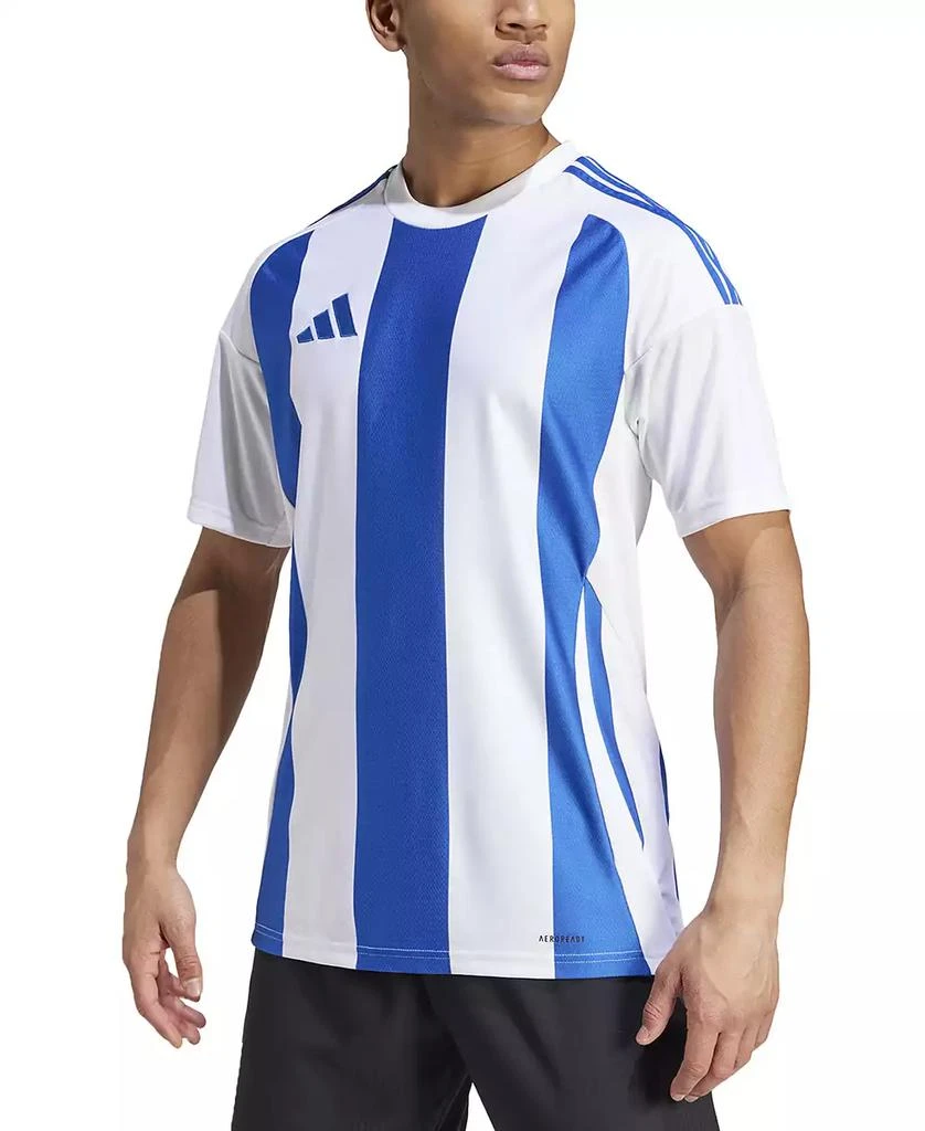 Adidas Men's Stripe Logo Jersey T-Shirt 1
