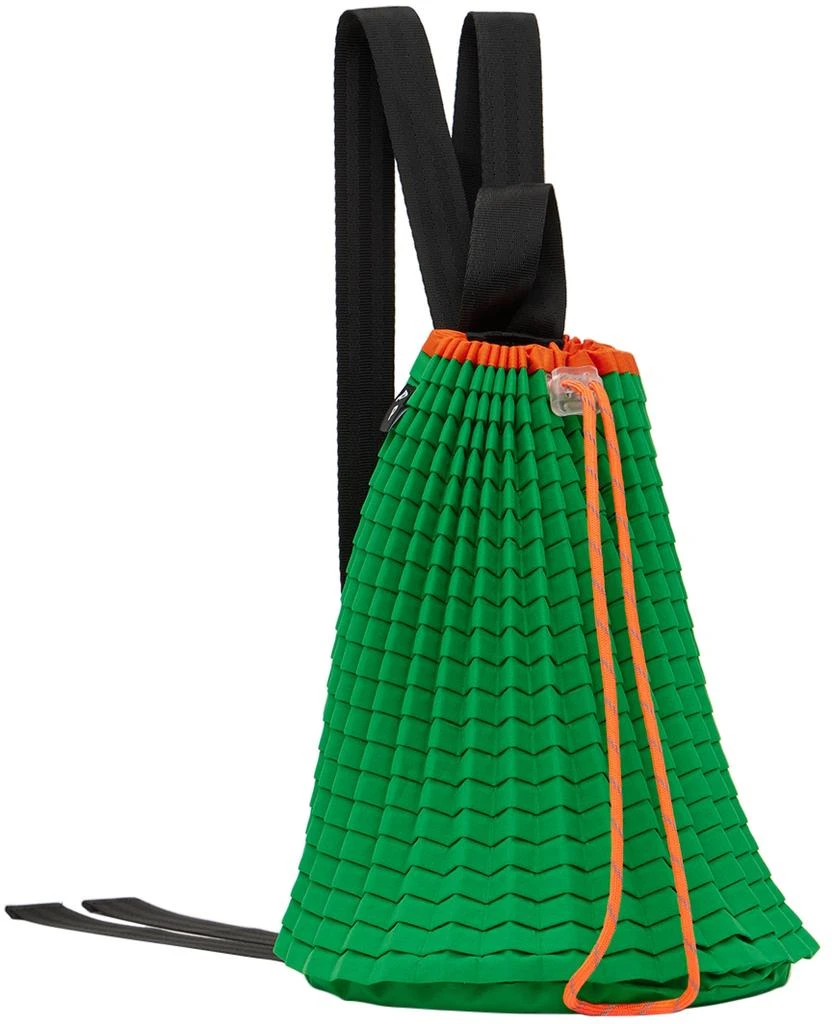 Petit Pli SSENSE Exclusive Kids Green Orbit Mini Backpack 2