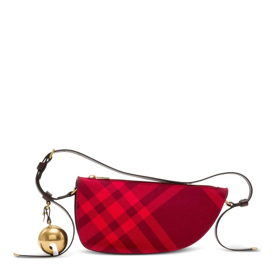 Burberry Mini Shield Check-Pattern Shoulder Bag