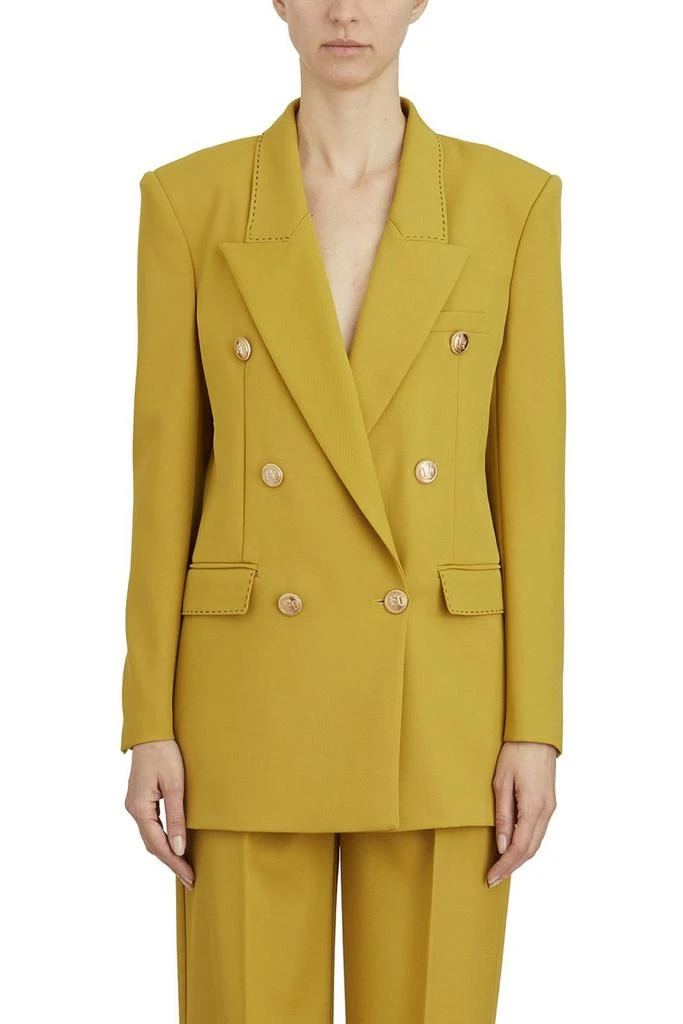 ELISABETTA FRANCHI Elisabetta Franchi Contrast Topstitched Cool Jacket 1
