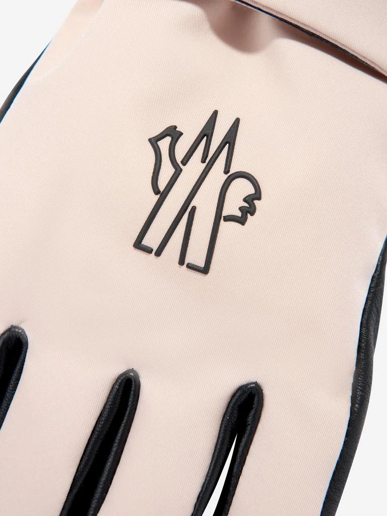 Moncler Moncler Enfant Girls Grenoble Ski Gloves in Pink 3