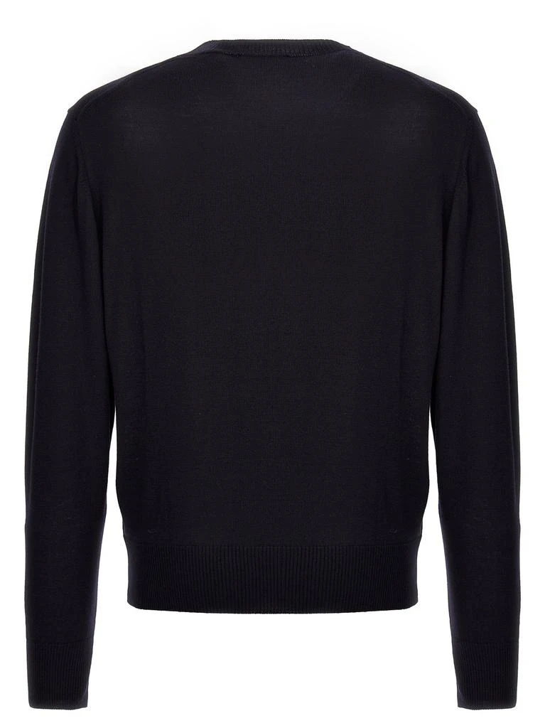 AMI AMI Paris Ami de Coeur Logo Embroidered Crewneck Jumper 2