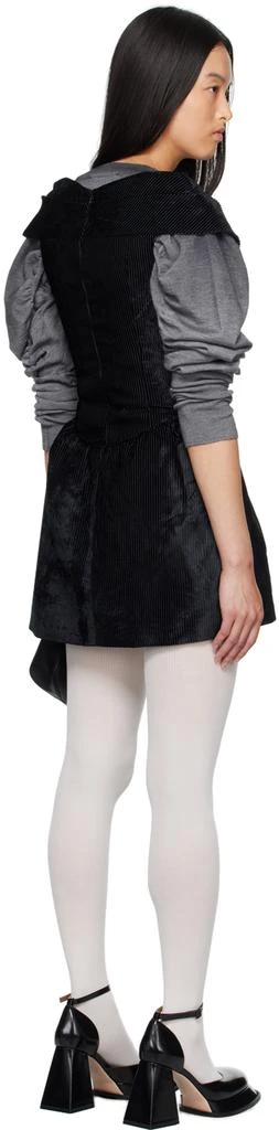 Shushu/Tong Black Sweetheart Neck Minidress 3