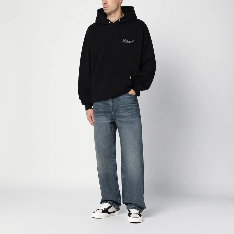 Represent Black hoodie with logo 5