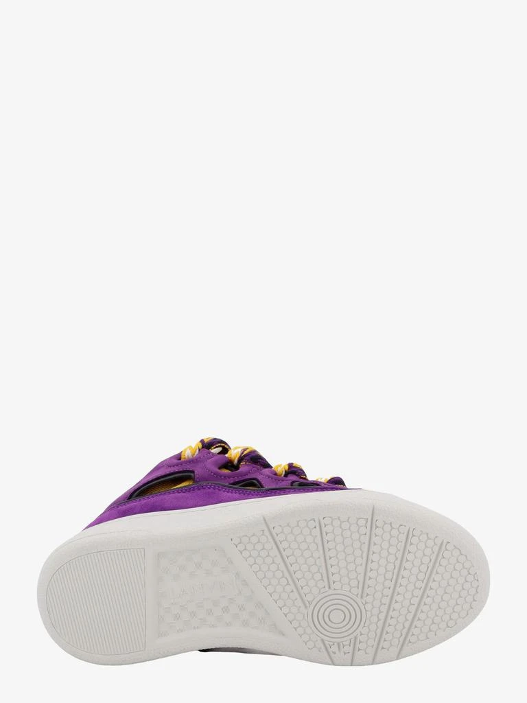 Lanvin Curb light suede sneakers 4