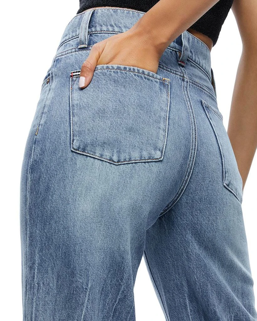 Alice + Olivia Weezy High Rise Flare Jeans in Sadie Light Vintage Blue 2