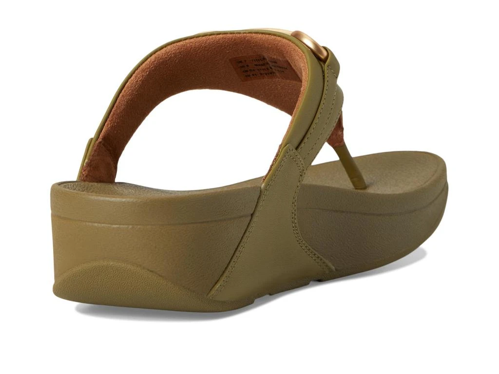 FitFlop Lulu Chunky-Snaffle Leather Toe-Post Sandals 5