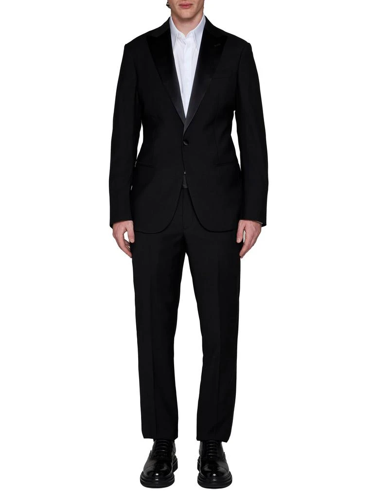 Giorgio Armani GIORGIO ARMANI | Black wool Icon Soho tuxedo suit | Man | 52 2