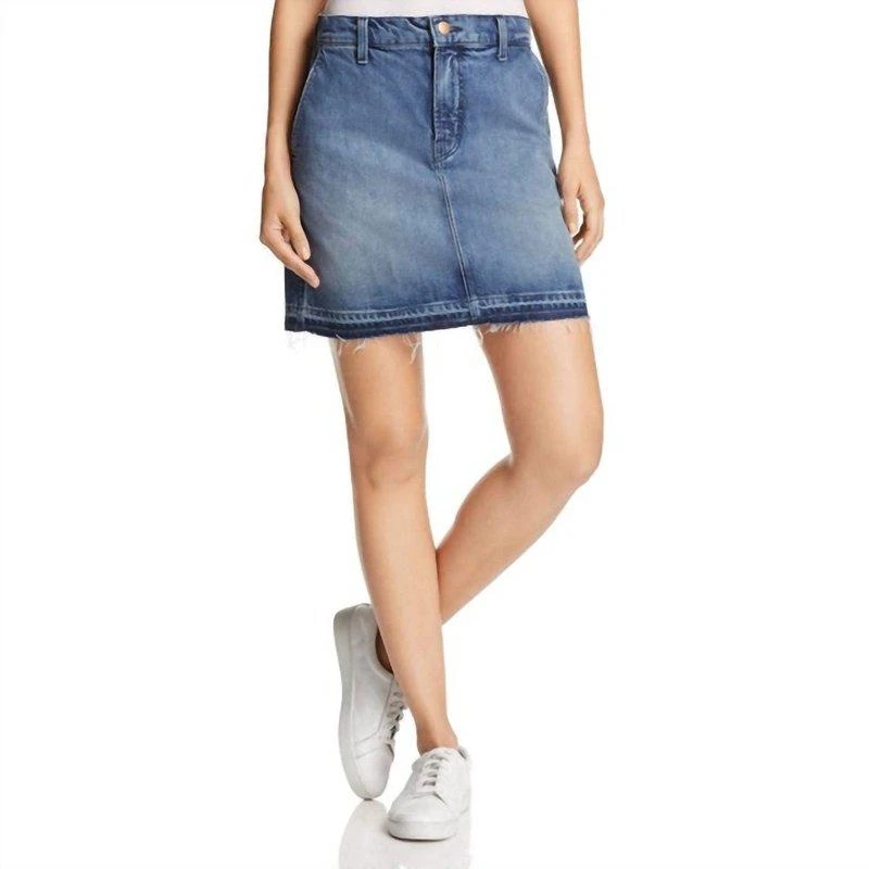 J Brand Ambition Denim Mini Skirt 1