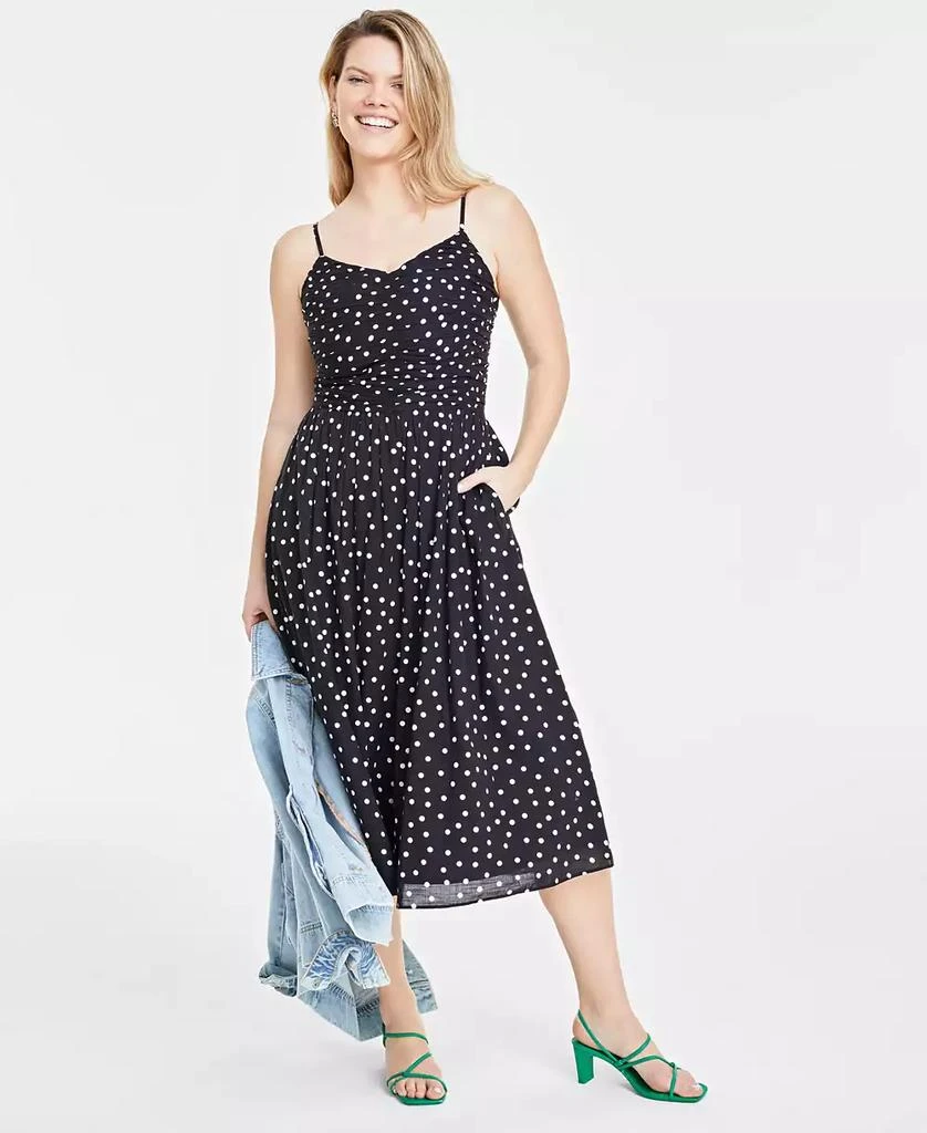 On 34th Women's Soft Corset Midi Dress, Created for Macy's 1