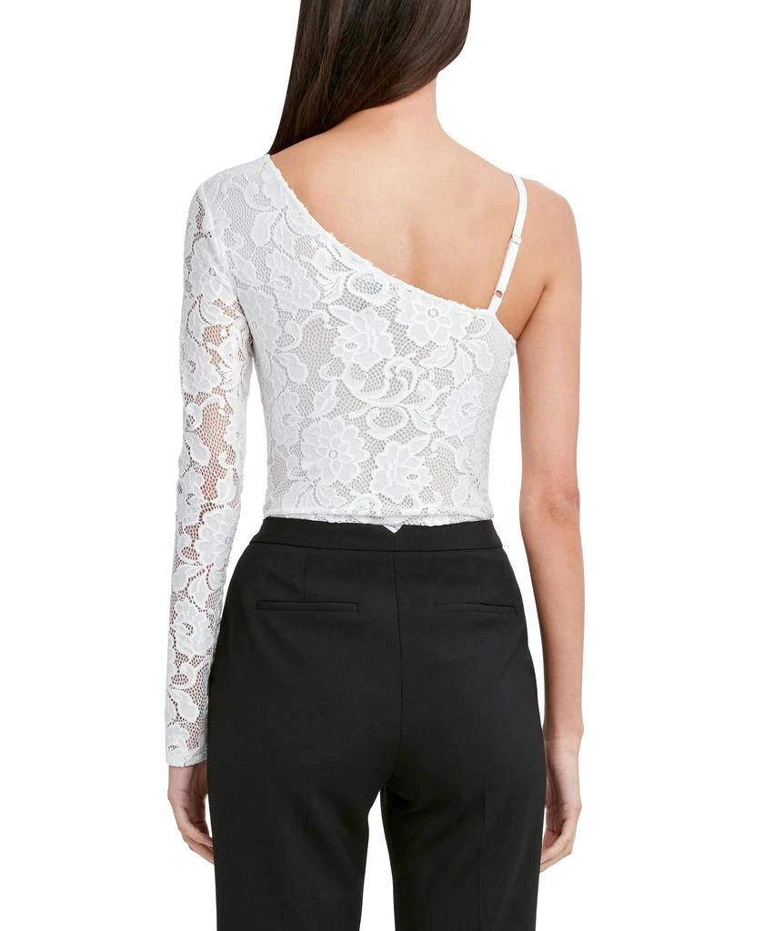 BCBG ONE SHOULDER LACE BODYSUIT 3