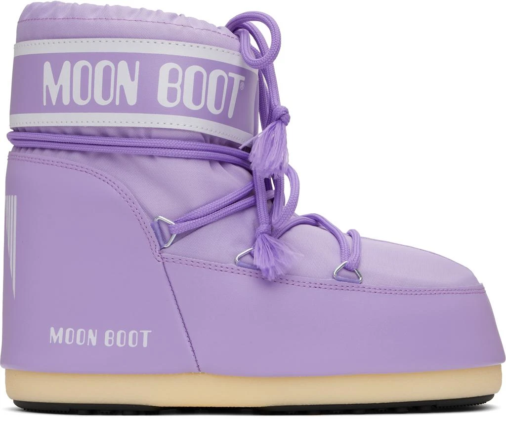 Moon Boot Purple Icon Low Nylon Boots 1
