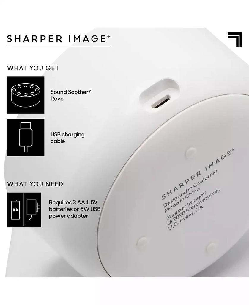 Sharper Image Sleep Therapy Sound and White Noise Machine 8