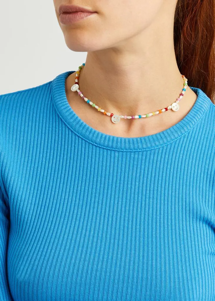 Roxanne First Disco pearl and beaded necklace  2