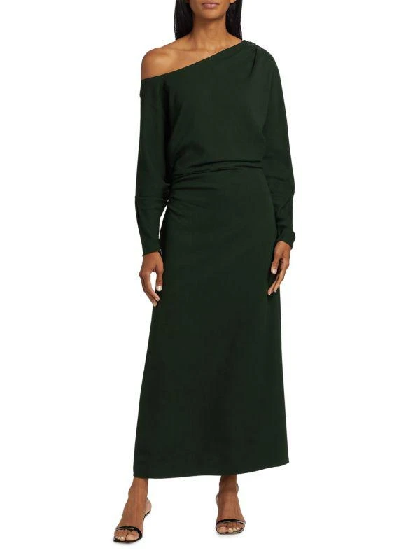 Tanya Taylor Georgie One-Shoulder Maxi Dress 1