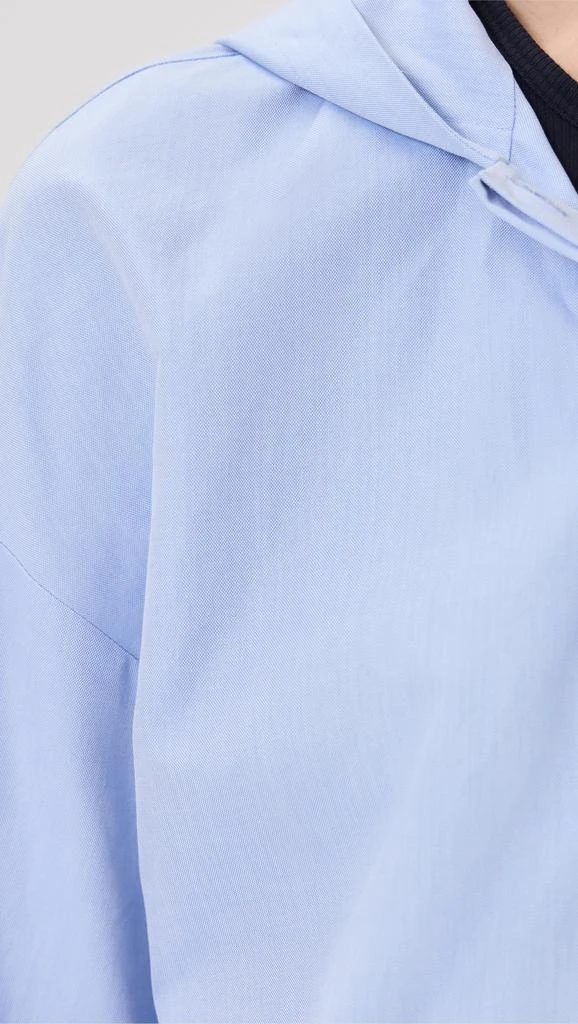 Tibi Oxford Shirting Hooded Shirt 5